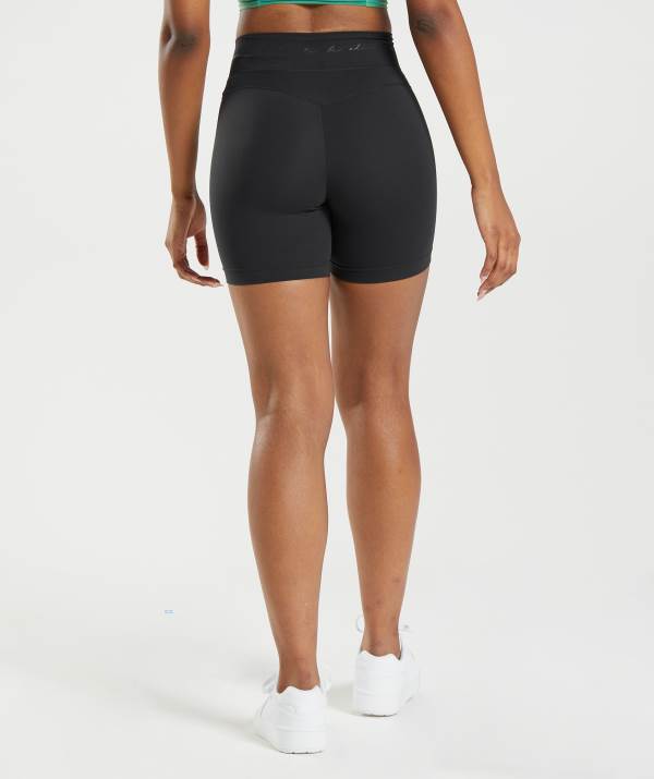 Damske Šortky Gymshark Whitney Mesh Čierne | GB4025371